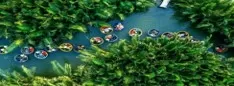 BAY MAU COCONUT JUNGLE - HOI AN ANCIENT TOWN - BOAT AND RELEASE FLOWER LANTERN