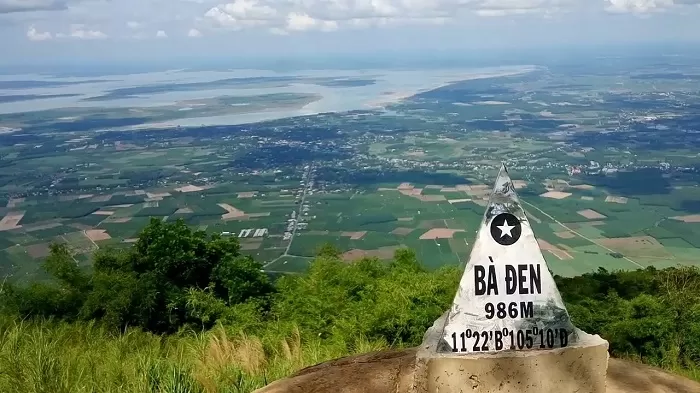 CAO DAI HOLY SEE - BLACK VIRGIN MOUNTAIN FROM HO CHI MINH CITY